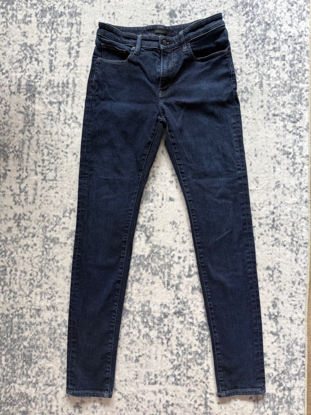 Uniqlo Navy Skinny High-Rise Jeans